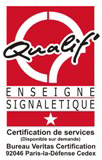 Logo certification Qualif'enseigne signalétique