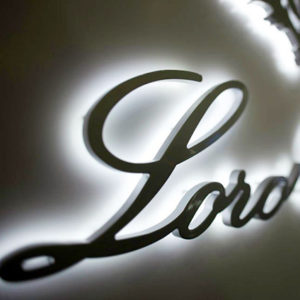 Lettres lumineuses