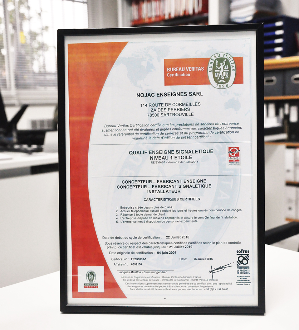 certification