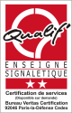Logo certification Qualif' enseigne signaletique